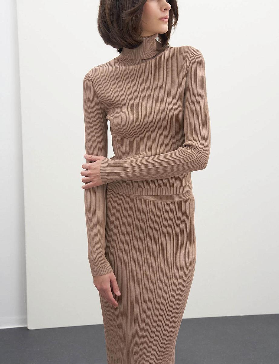 Облегающая трикотажная водолазка