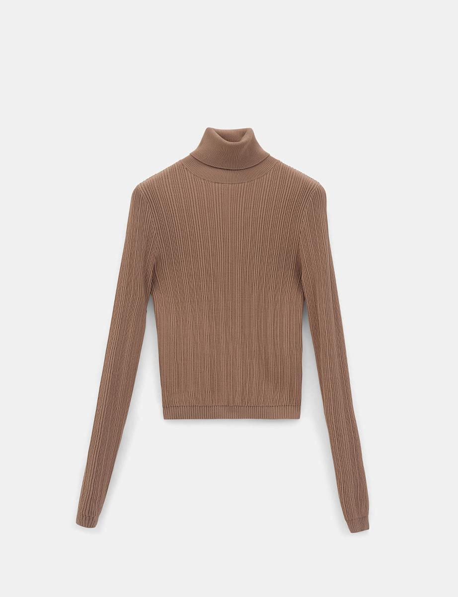 Облегающая трикотажная водолазка