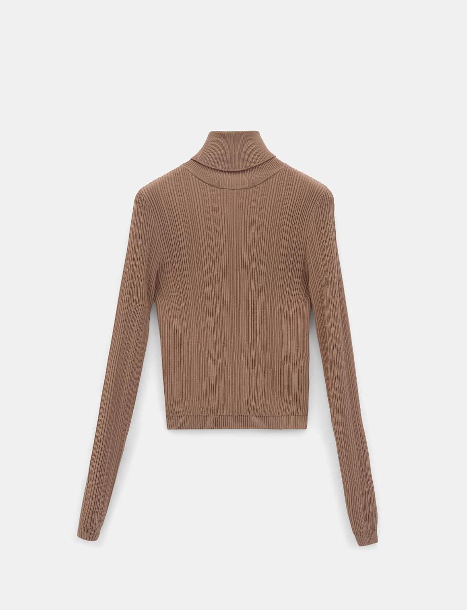 Облегающая трикотажная водолазка