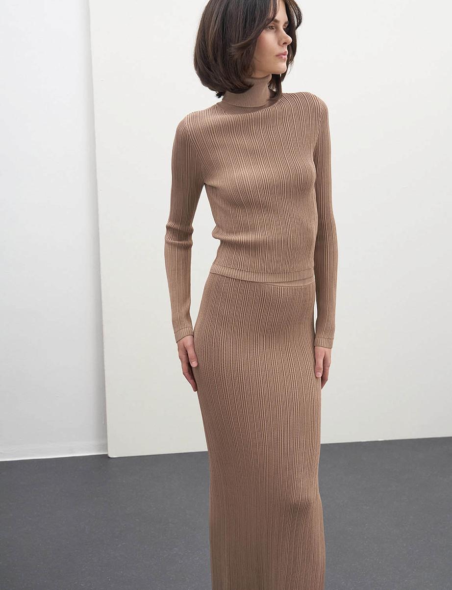 Облегающая трикотажная водолазка