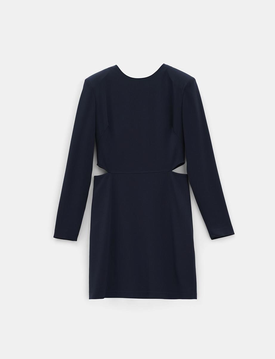 Платье мини с вырезами на талии