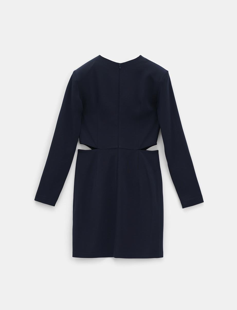 Платье мини с вырезами на талии