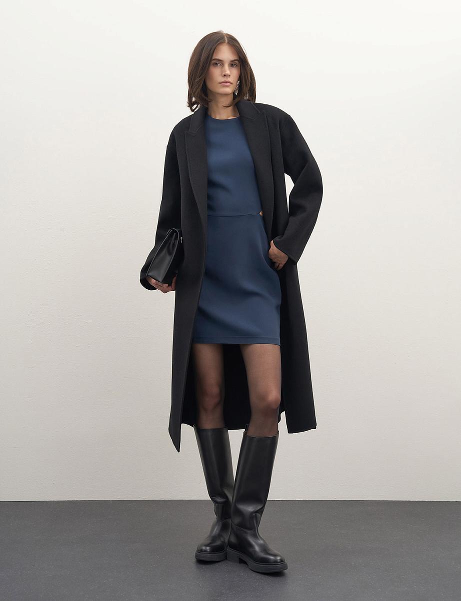 Платье мини с вырезами на талии