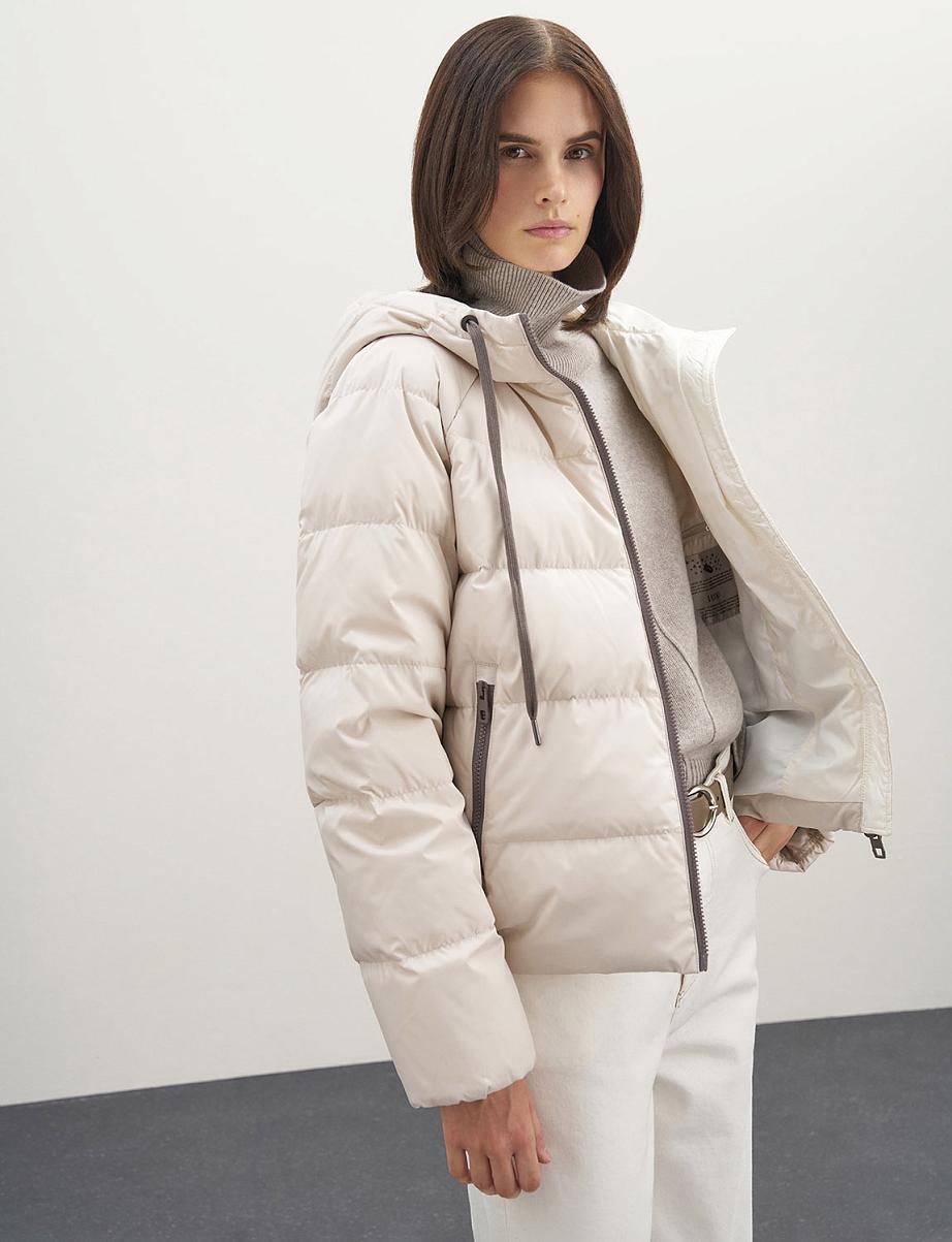 Куртка-бомбер из пуха и пера