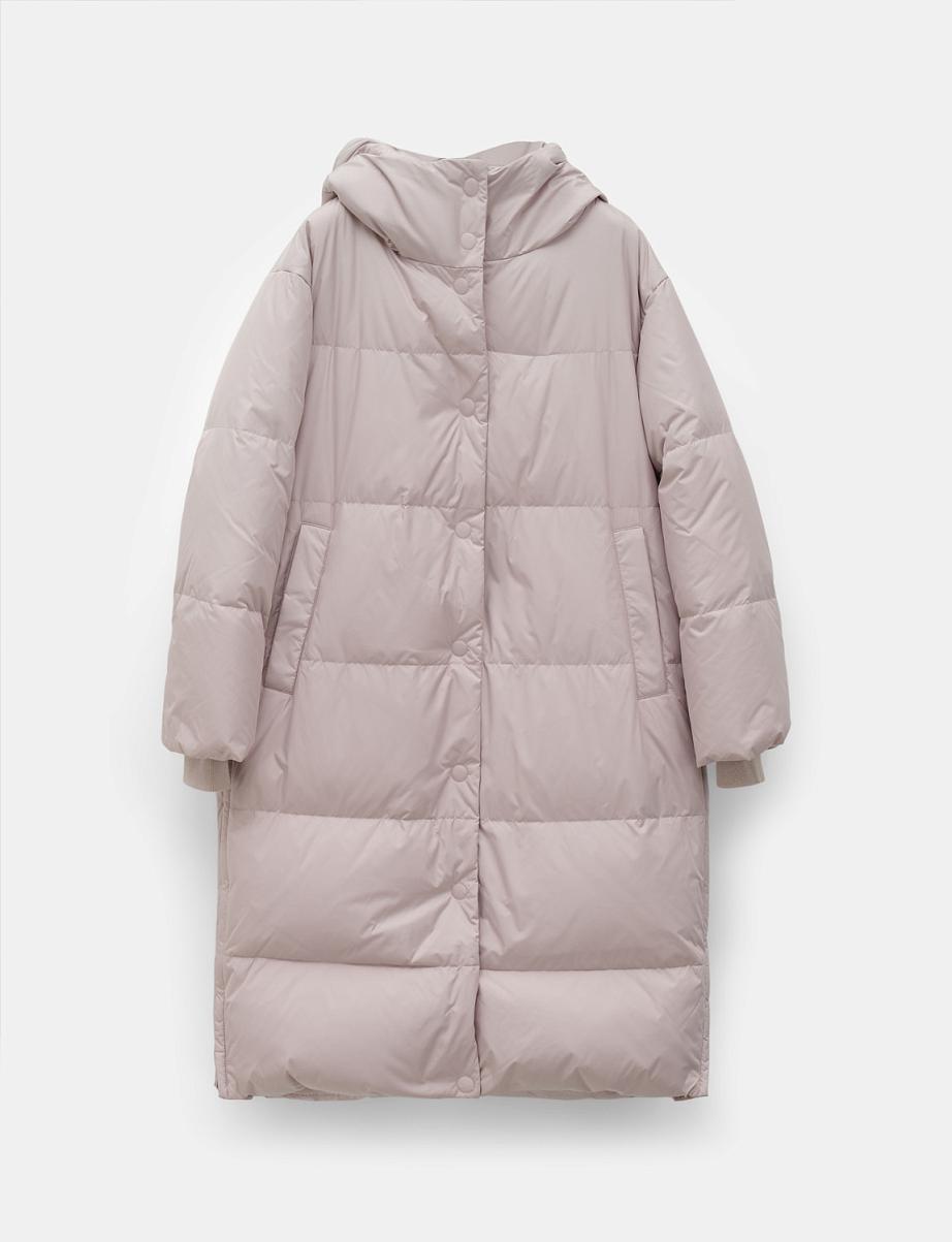 Пуховик оверсайз из пуха и пера