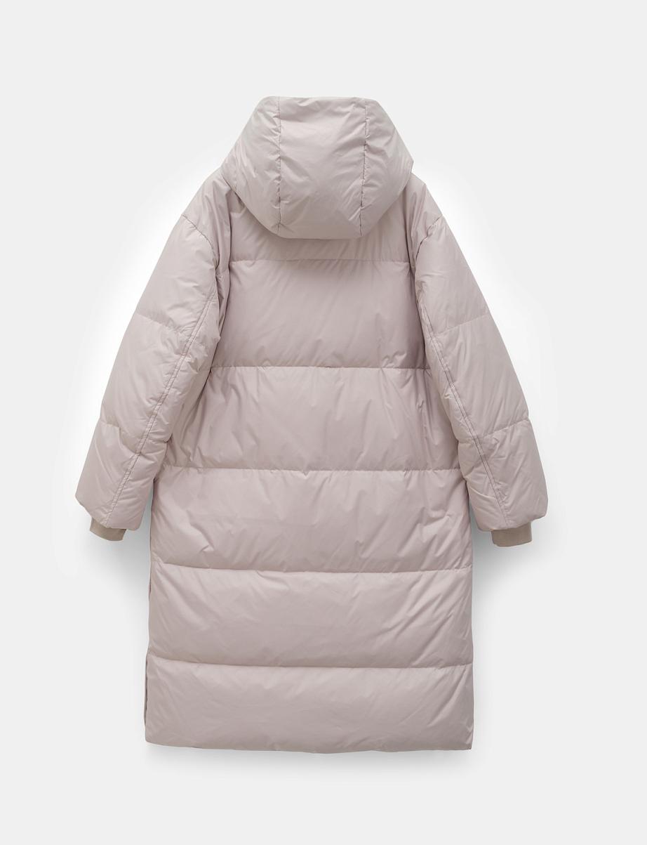 Пуховик оверсайз из пуха и пера