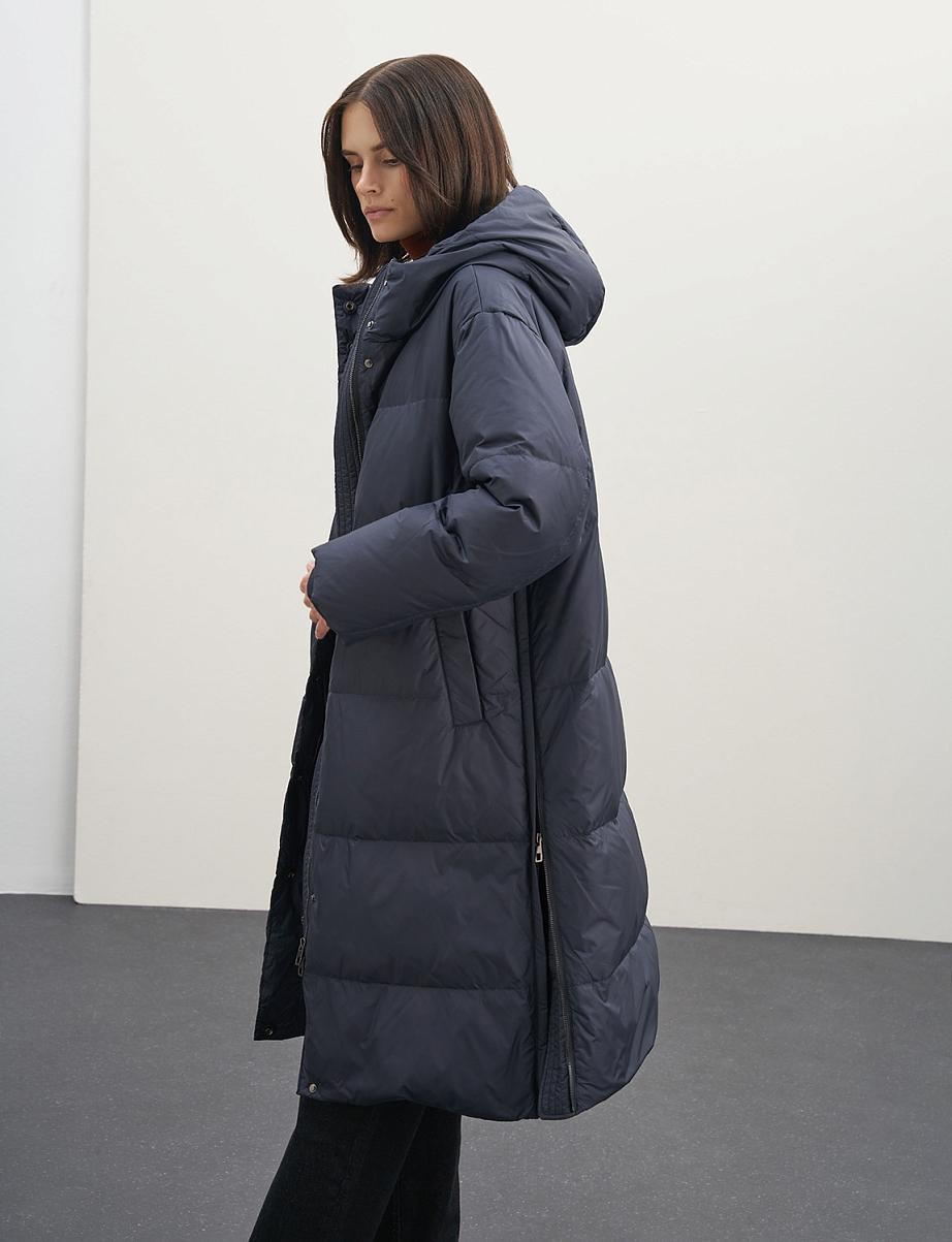Пуховик оверсайз из пуха и пера