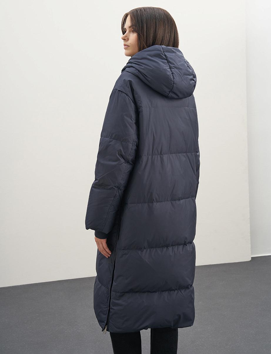 Пуховик оверсайз из пуха и пера