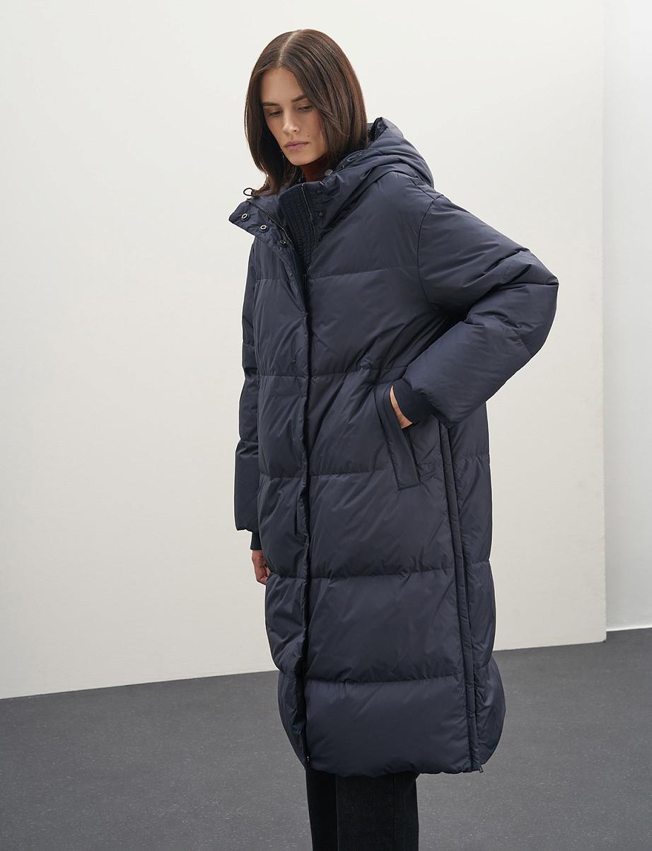 Пуховик оверсайз из пуха и пера