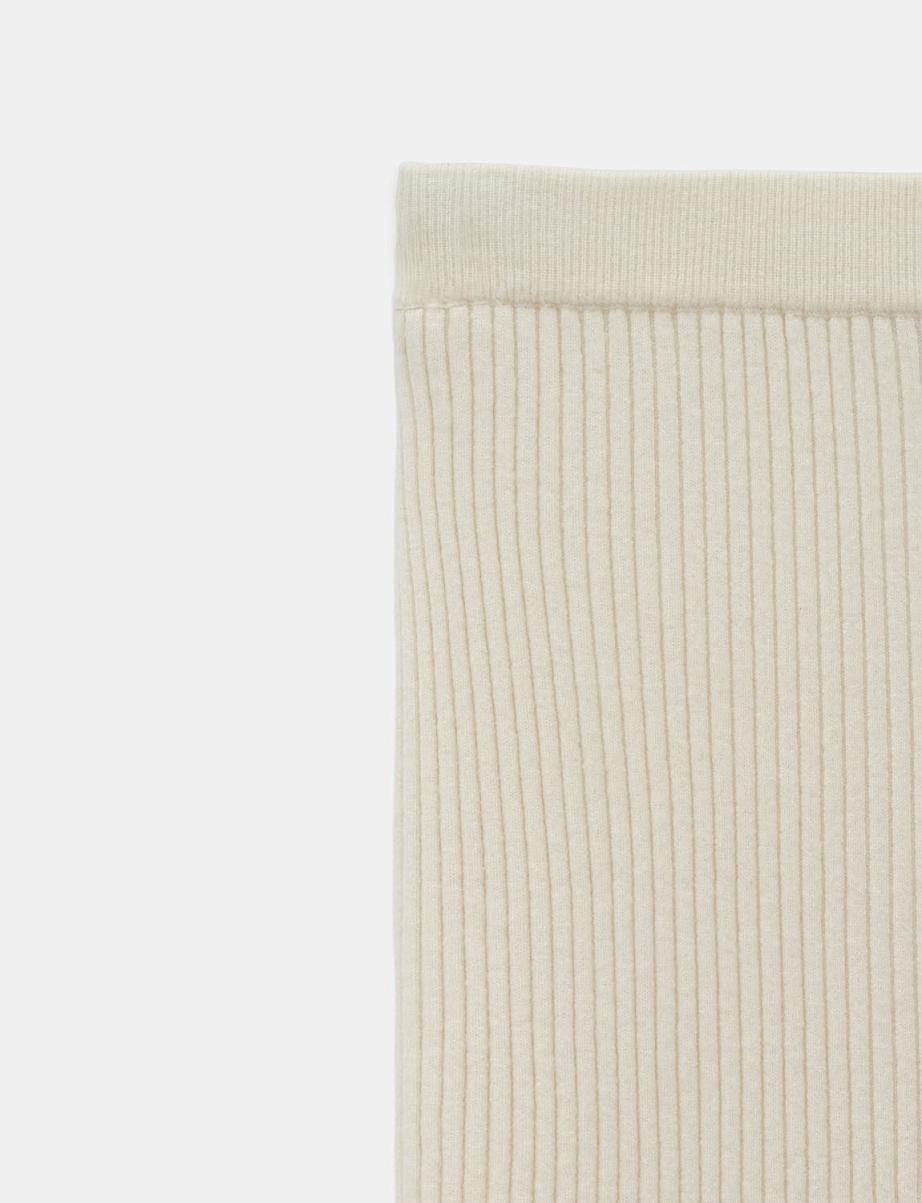 Юбка-лапша из шерсти с разрезом