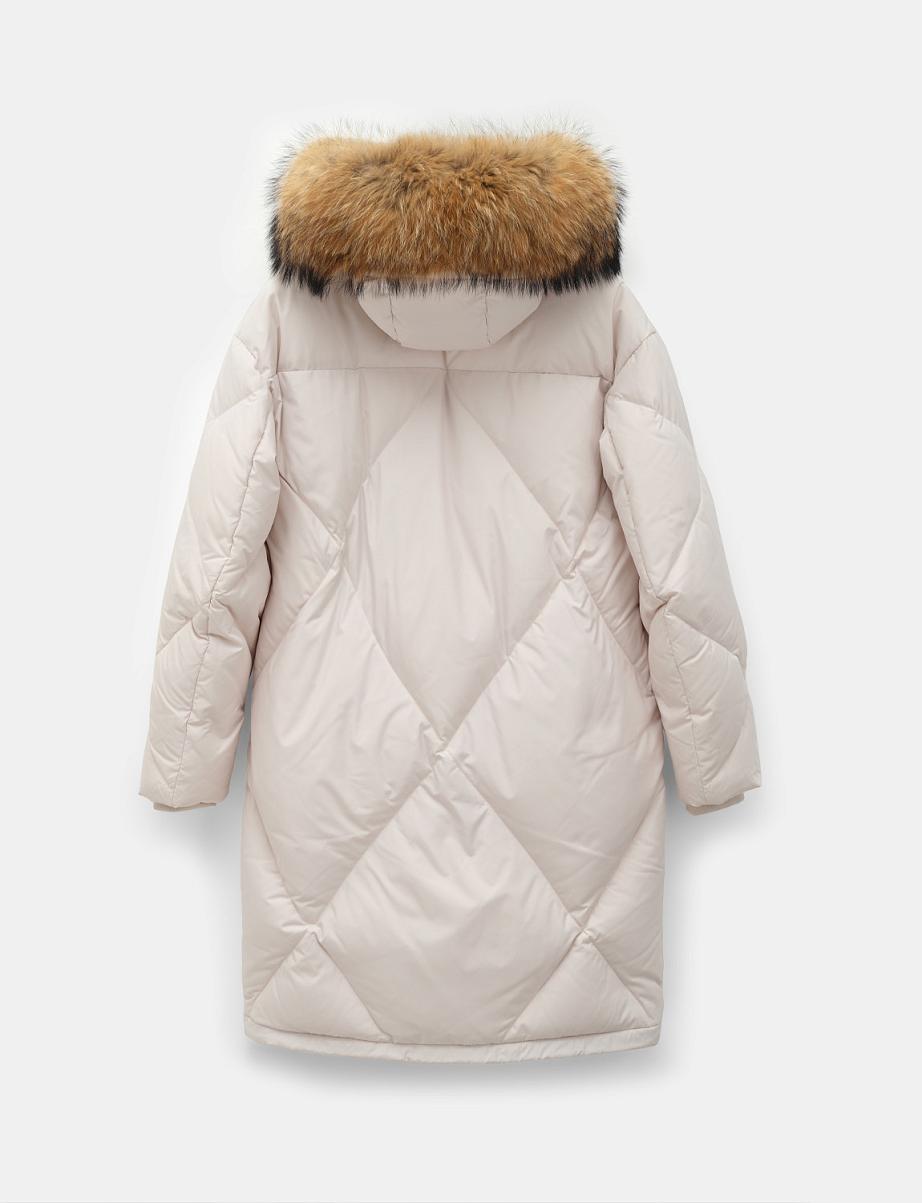 Куртка-парка из пуха и пера с капюшоном