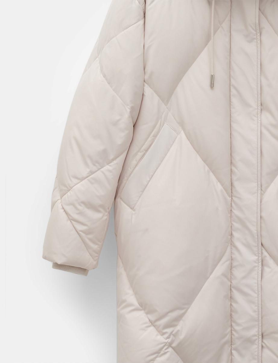 Куртка-парка из пуха и пера с капюшоном