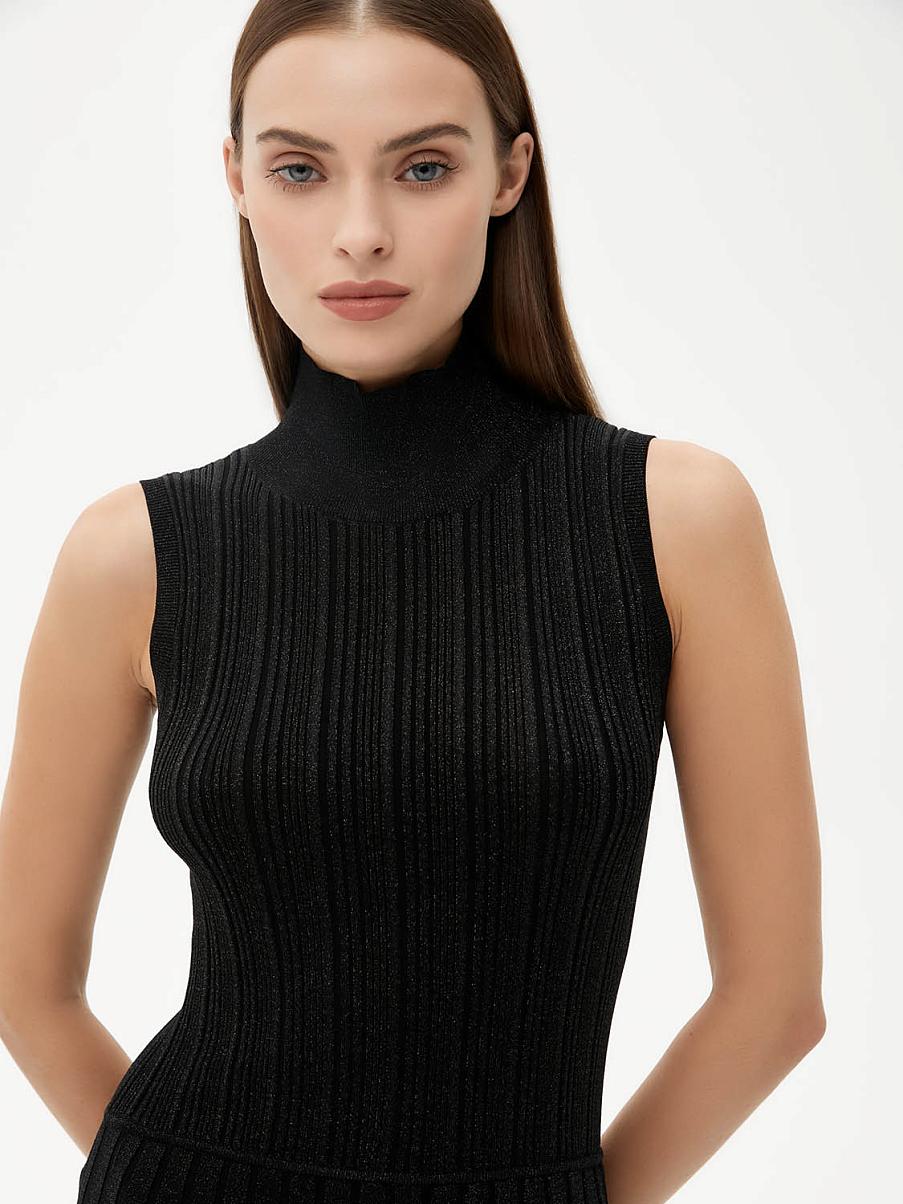 Платье-лапша с люрексом