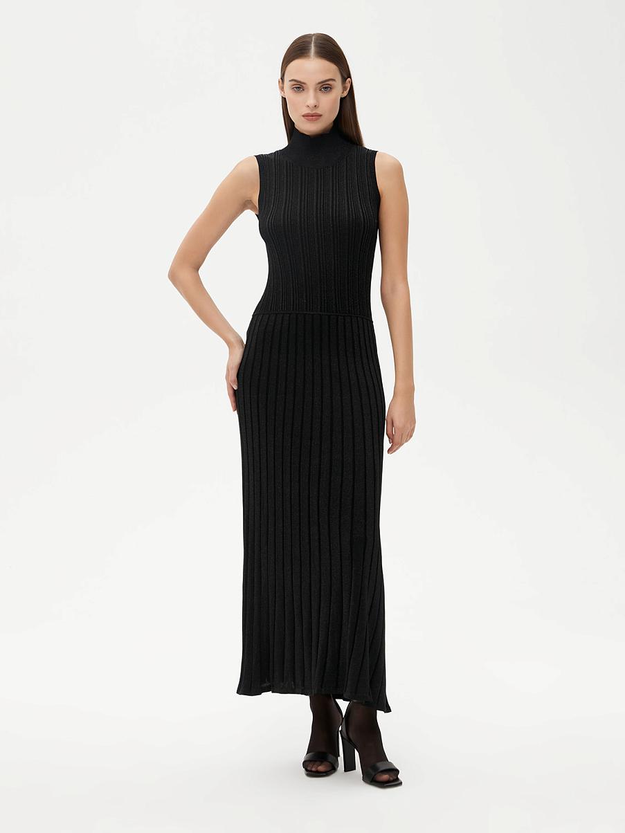 Платье-лапша с люрексом