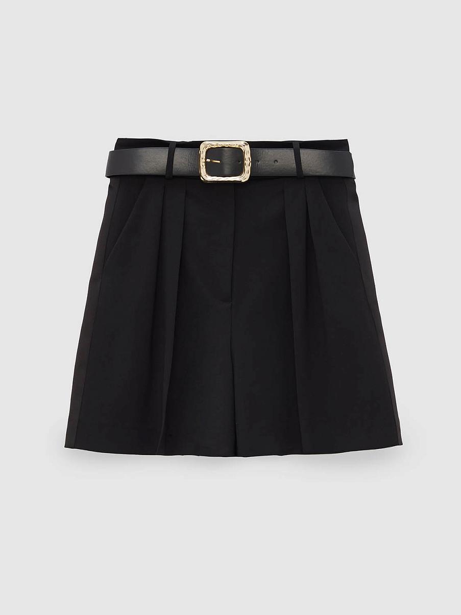 Костюмные шорты-бермуды с шерстью