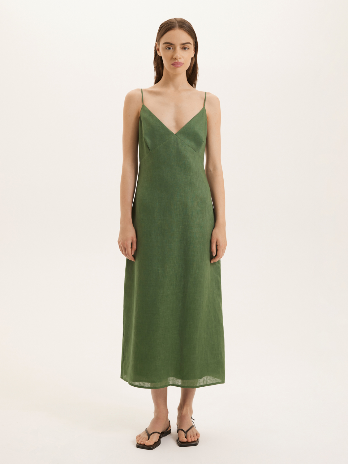 LSTR-022153 Платье (зеленый, S)