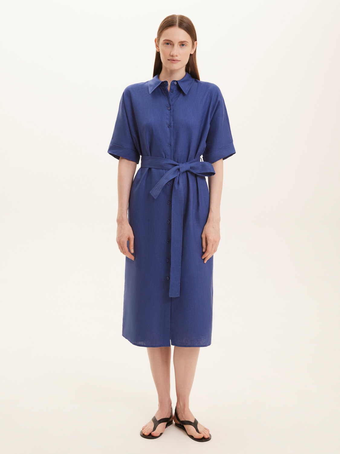 LSTR-022042 Платье (темно-синий, XS)