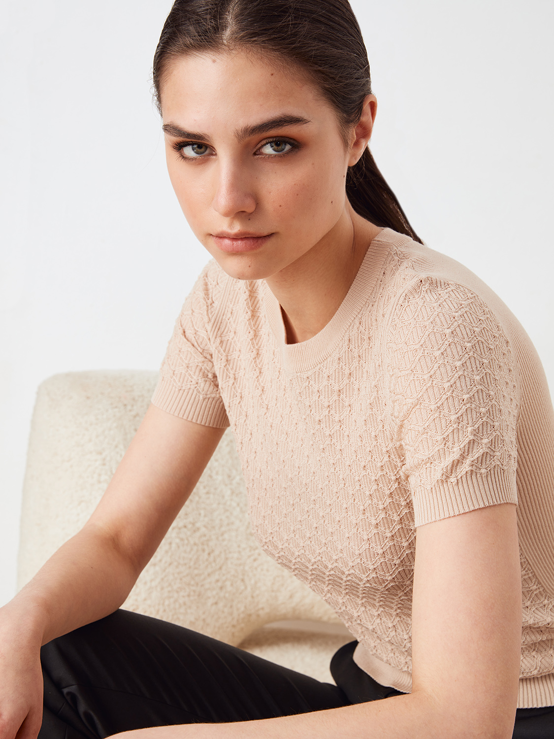 LSKF-070008 Knitted blouse