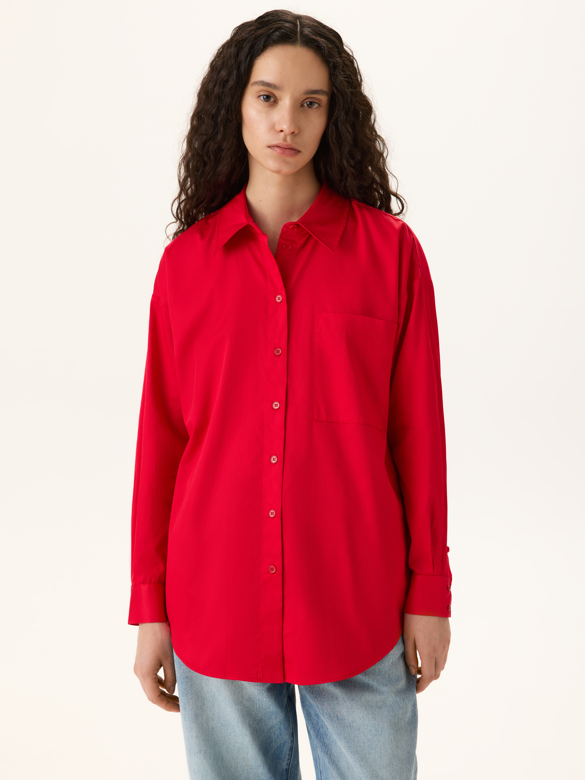 LSTR-102109 Рубашка (красный, XS)