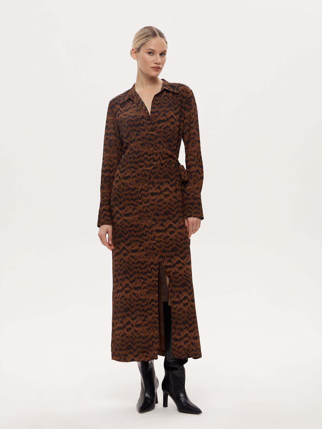 LSWF-022109 Платье (коричневый, XS)