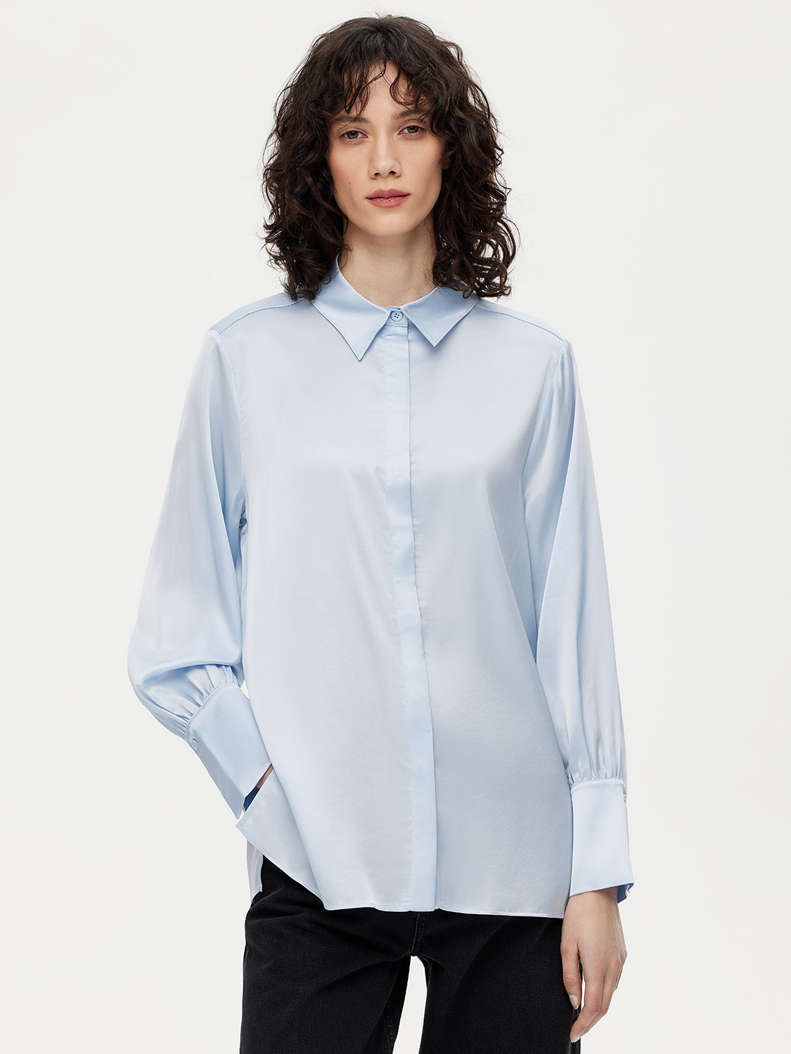 LSSS-102023 Рубашка (синий, S)