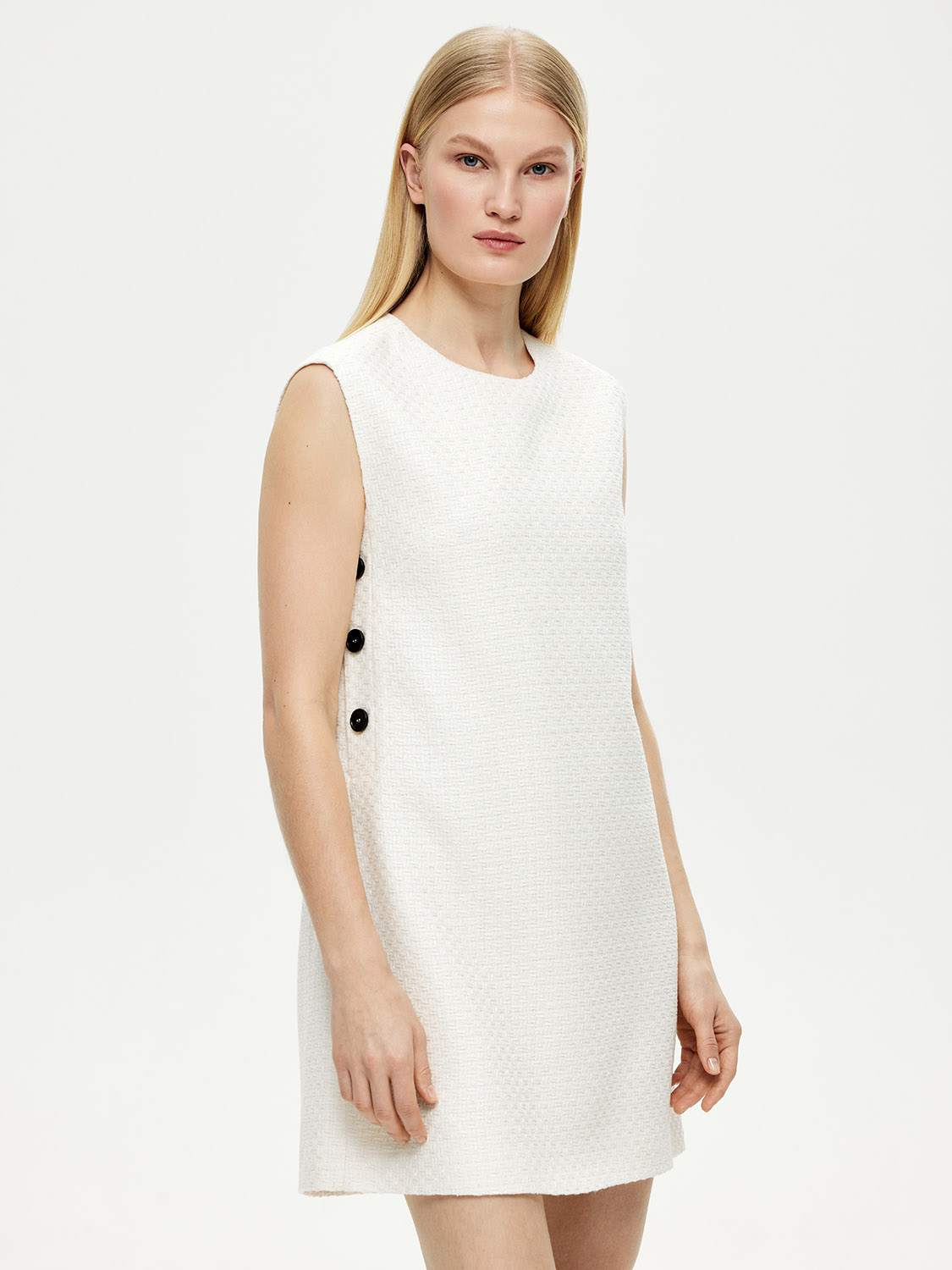 LSTR-022149 Платье (белый, S)
