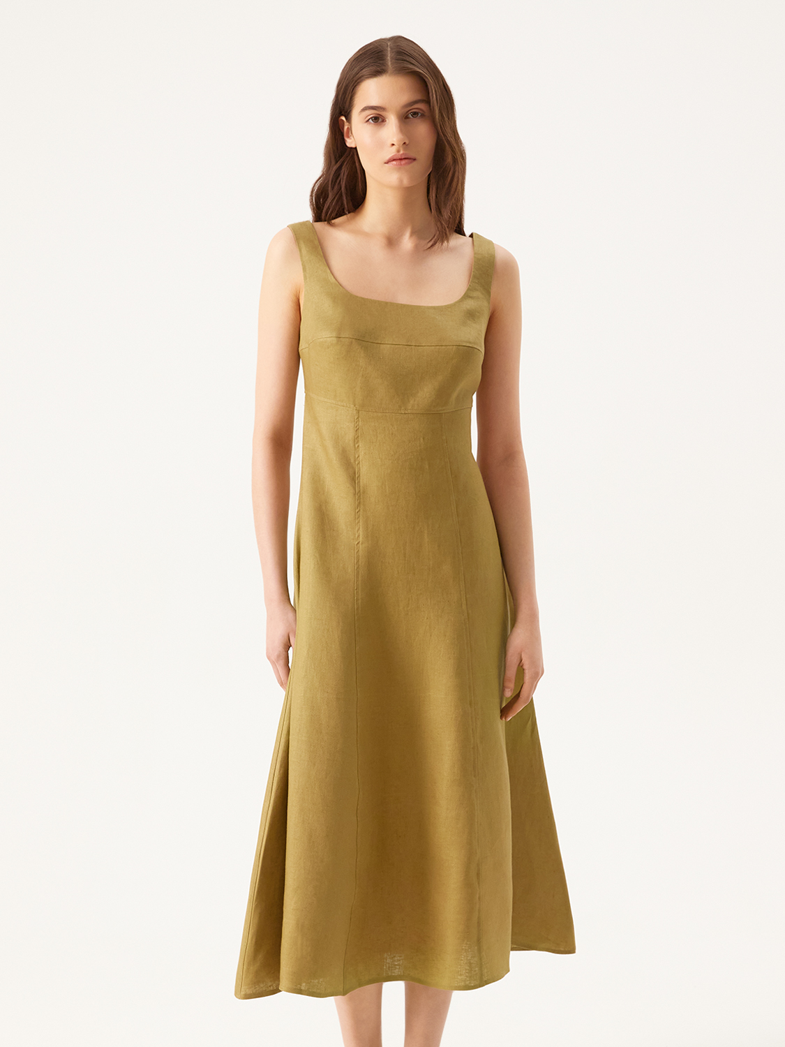LSTR-022114 Платье (хаки, S)