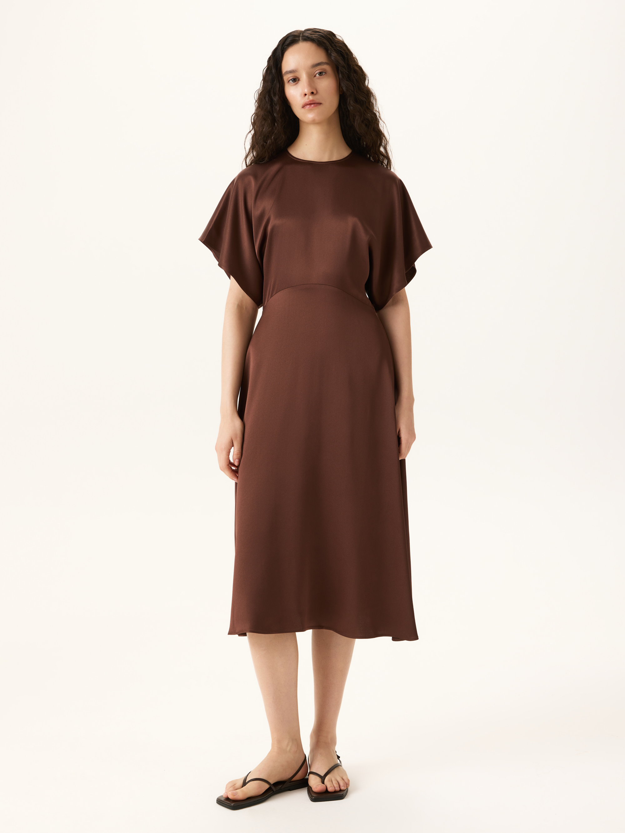 LSTR-022177 Платье (коричневый, L)