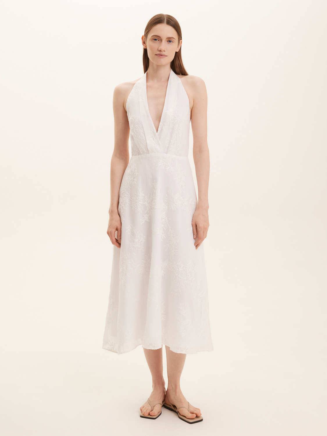 LSTR-022147 Платье (белый, L)