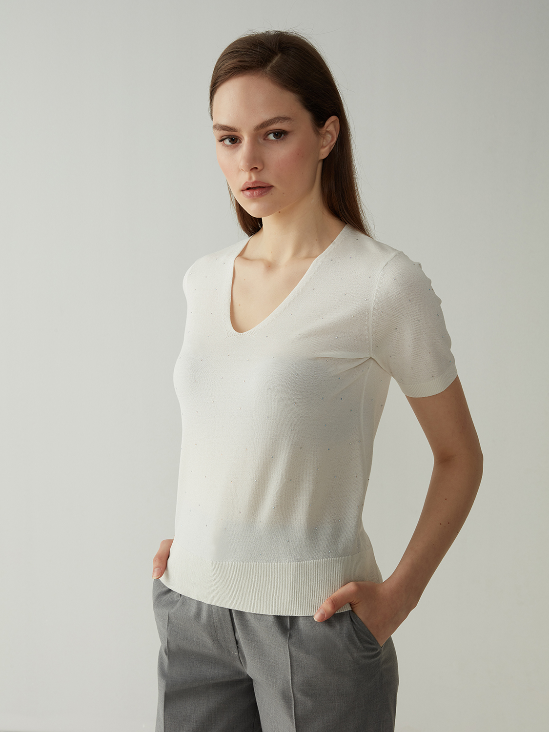 LSKF-070022 Knitted blouse