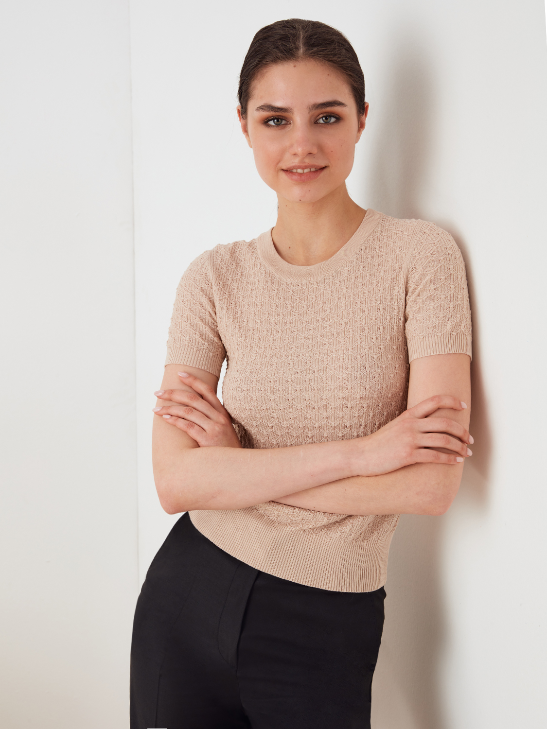 LSKF-070008 Knitted blouse