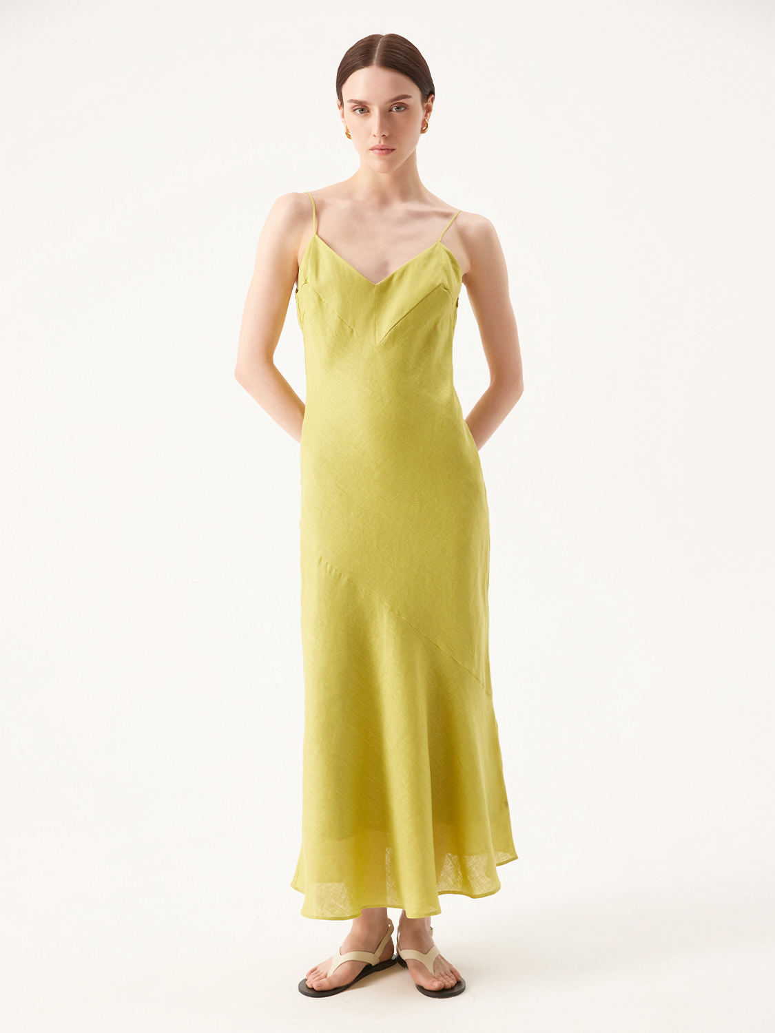 LSTR-022073 Платье (зеленый, S)