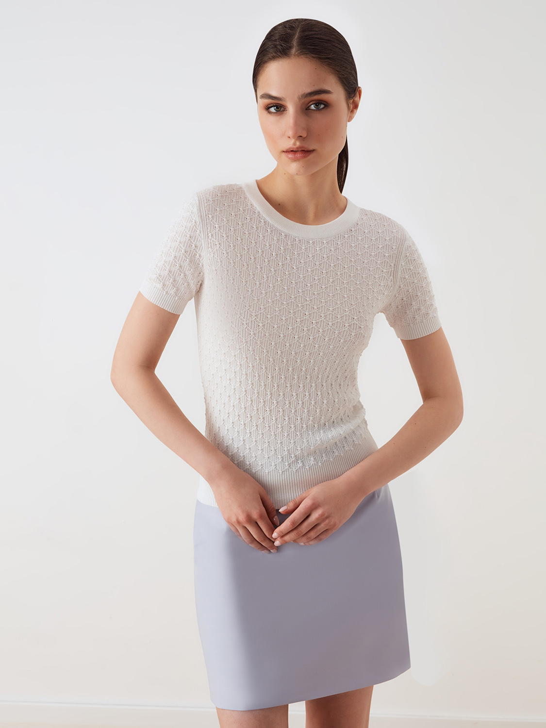 LSKF-070008 Knitted blouse