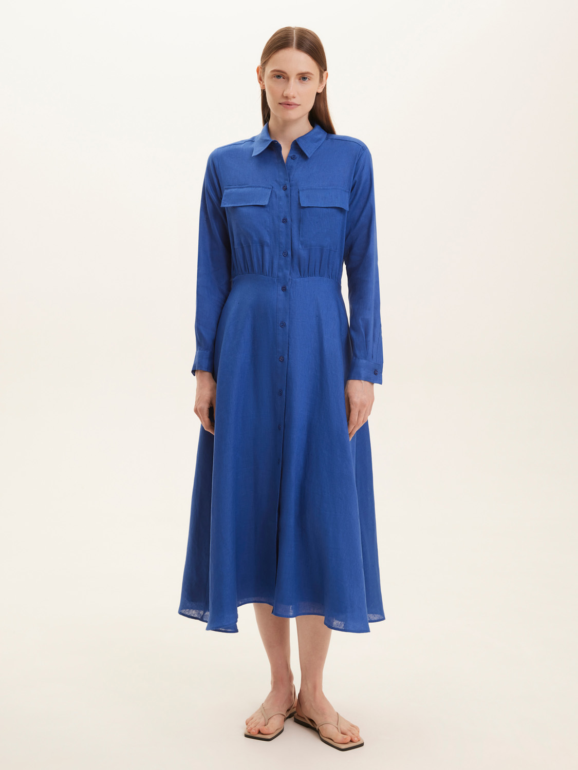 LSTR-022050 Платье (синий, XS)