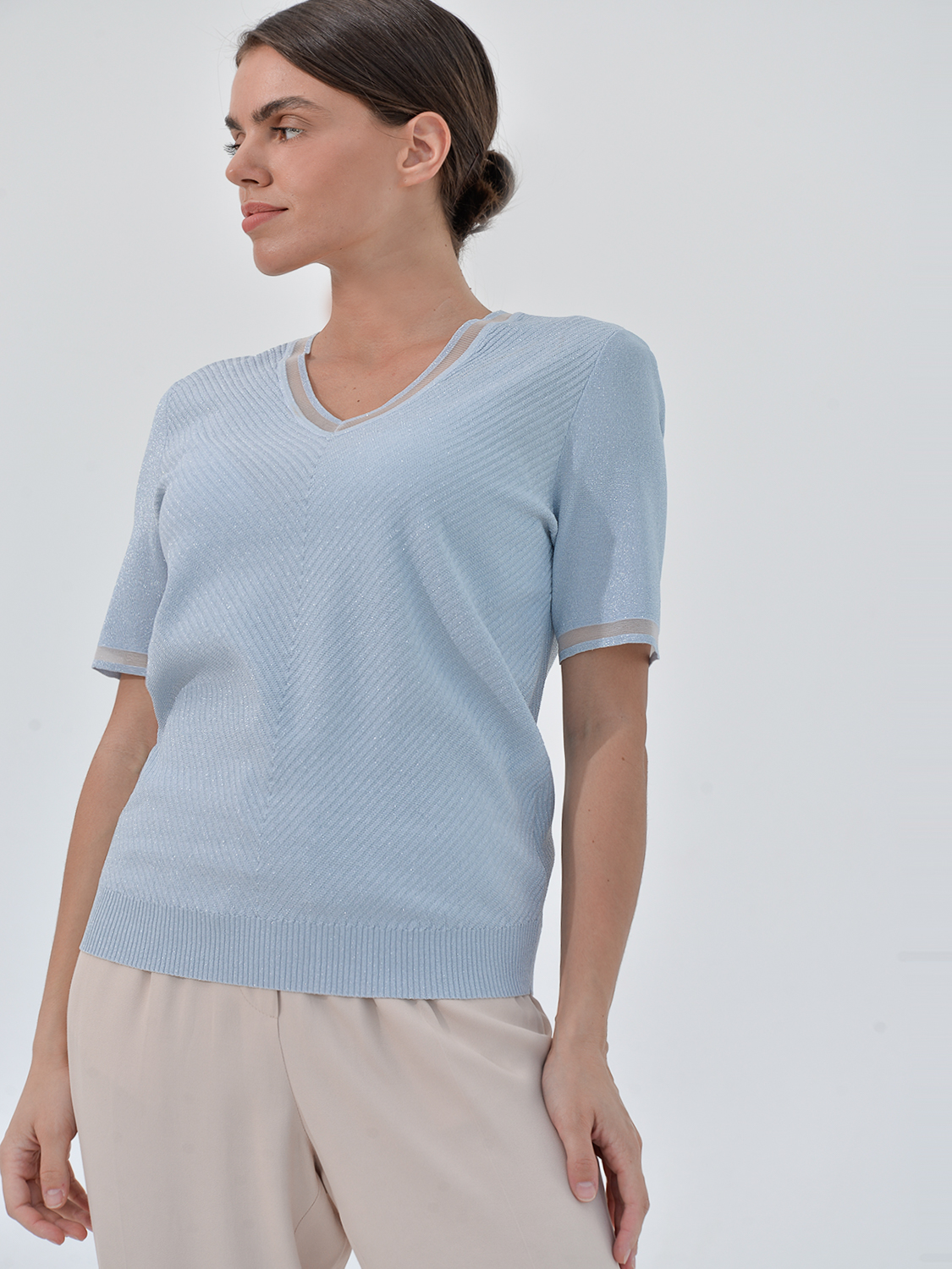 LSKF-070025 Knitted blouse