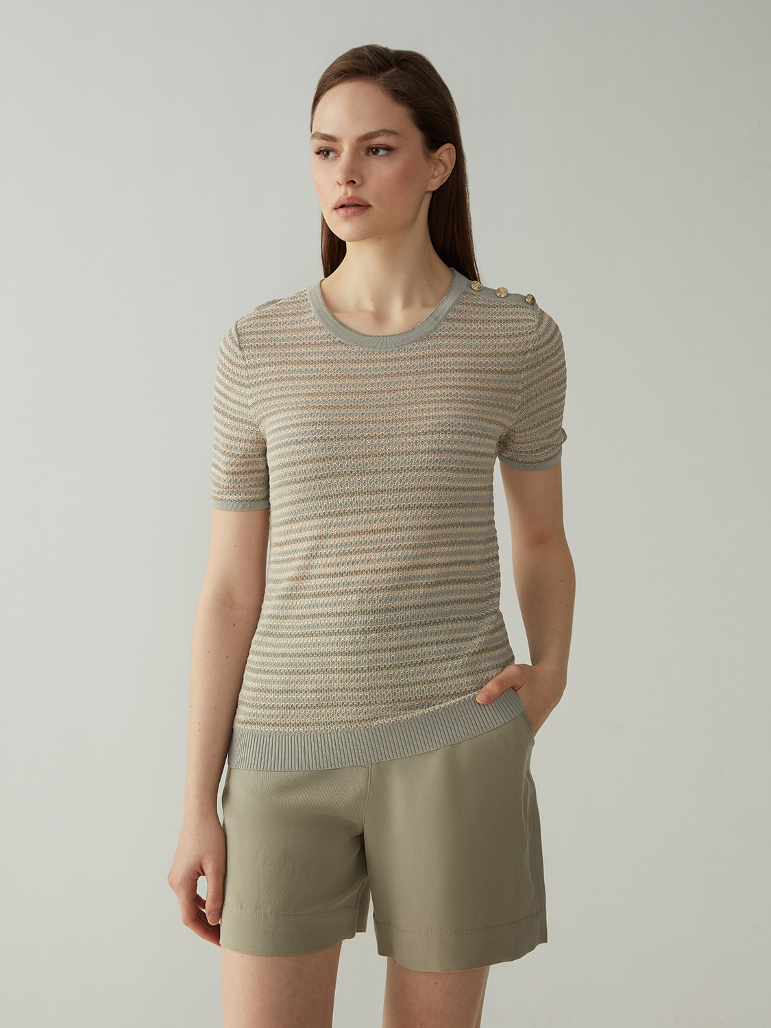 LSKF-070024 Knitted blouse