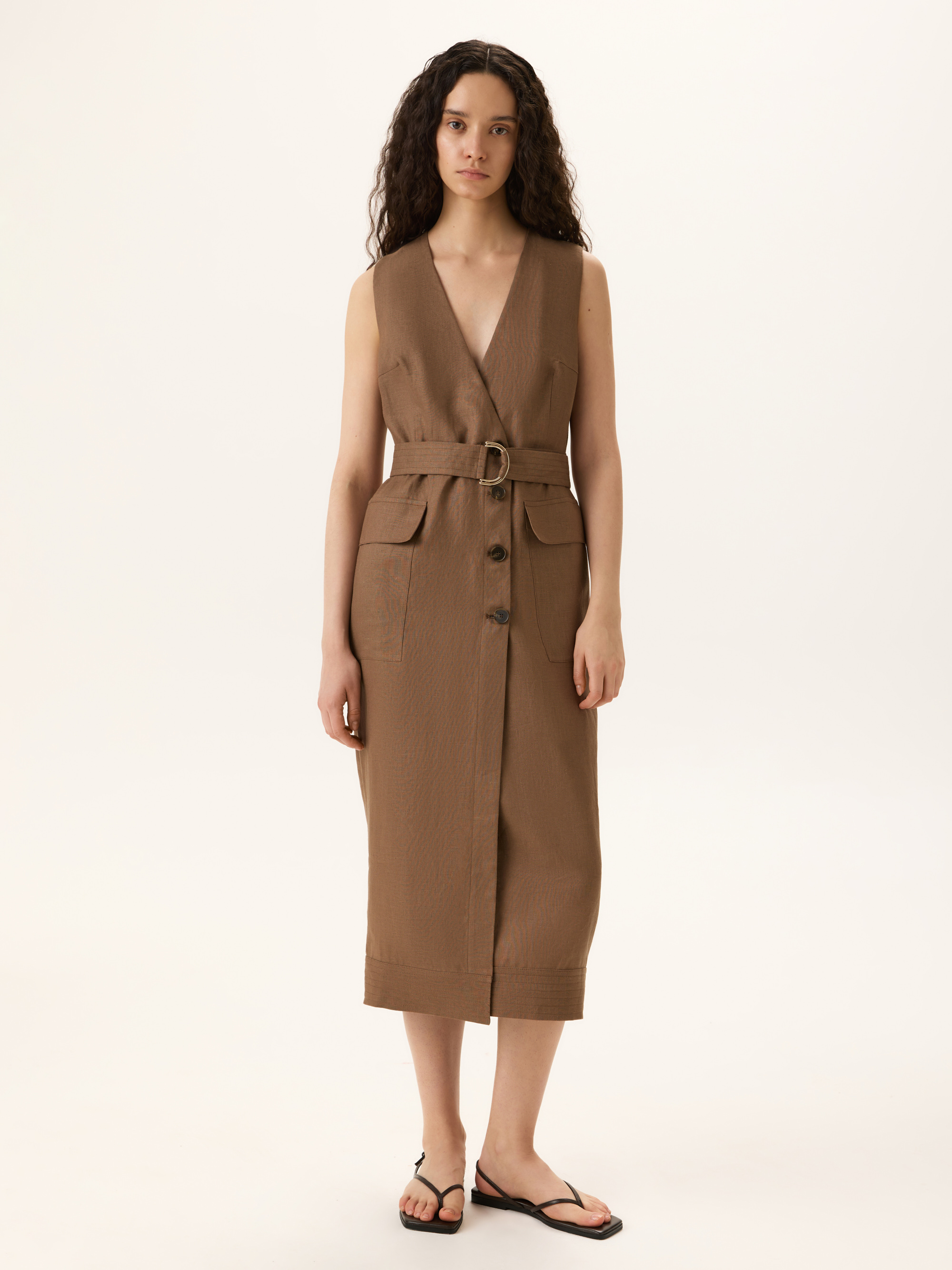 LSTR-022011 Платье (коричневый, L)