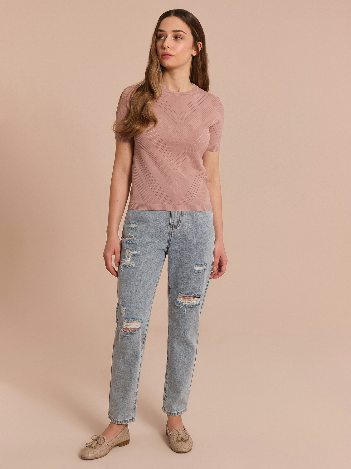 LSKF-070012 Knitted blouse