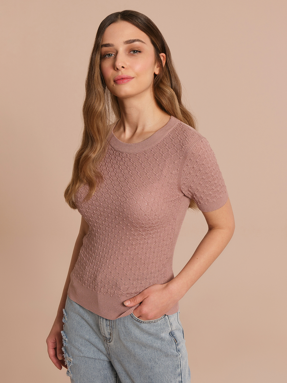 LSKF-070008 Knitted blouse