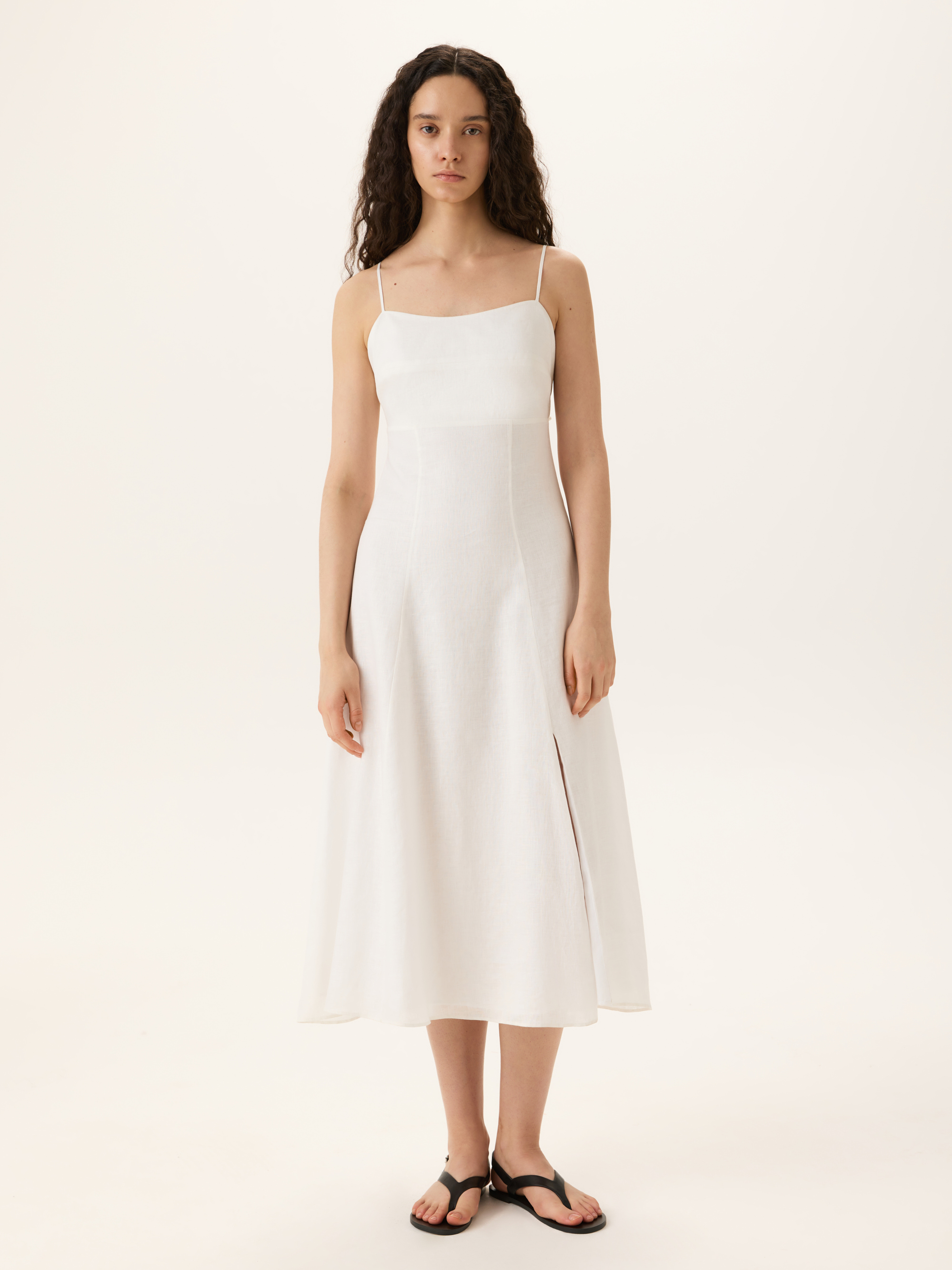 LSTR-022158 Платье (белый, S)