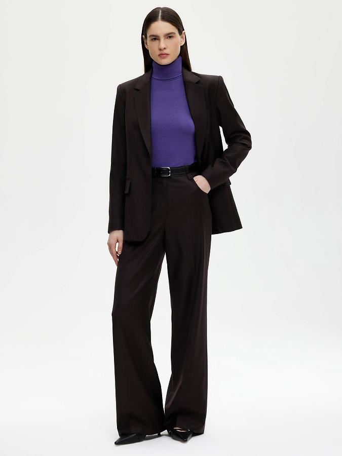 LSWF-682004 Лонгслив (лиловый, XS)