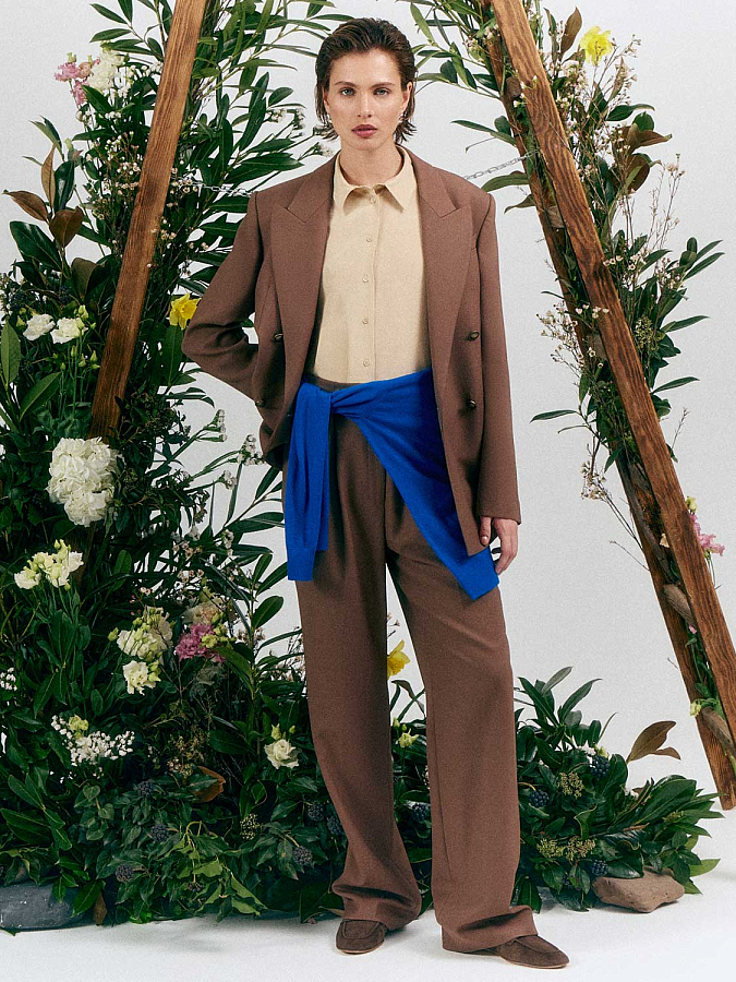 LSWF-132038 Брюки (коричневый, S)