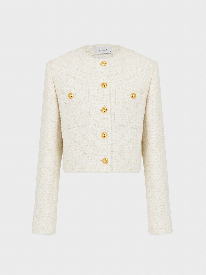 LWWS-122038 Жакет (кремовый, S)