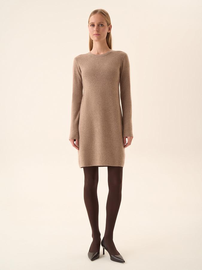 LWWS-782011 Платье трикотажное (светло-бежевый, XS)