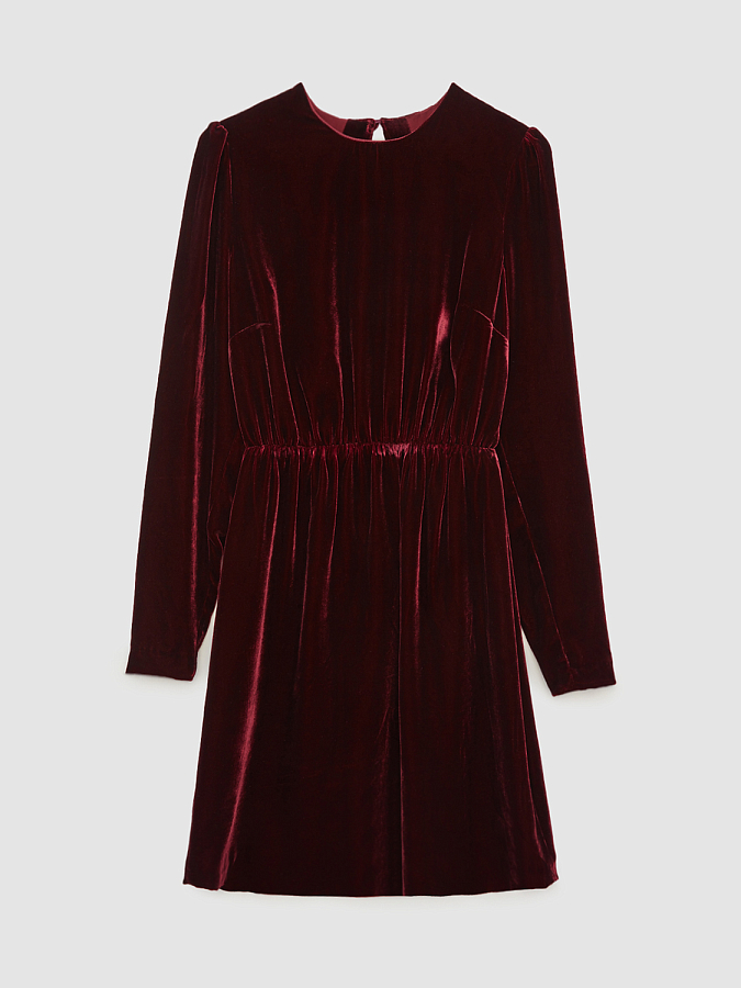 LTWR-022058 Платье (бордовый, XS)