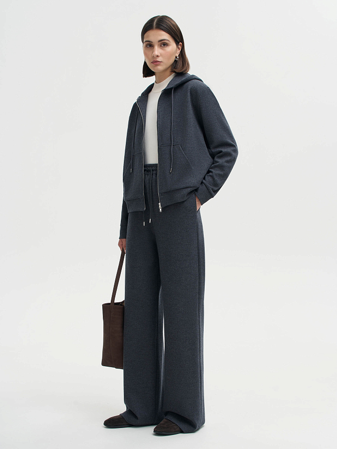 LSWN-132014 Брюки (темно-серый, M)