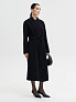 Пальто-халат из шерсти