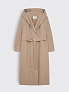 Пальто с капюшоном из кашемира