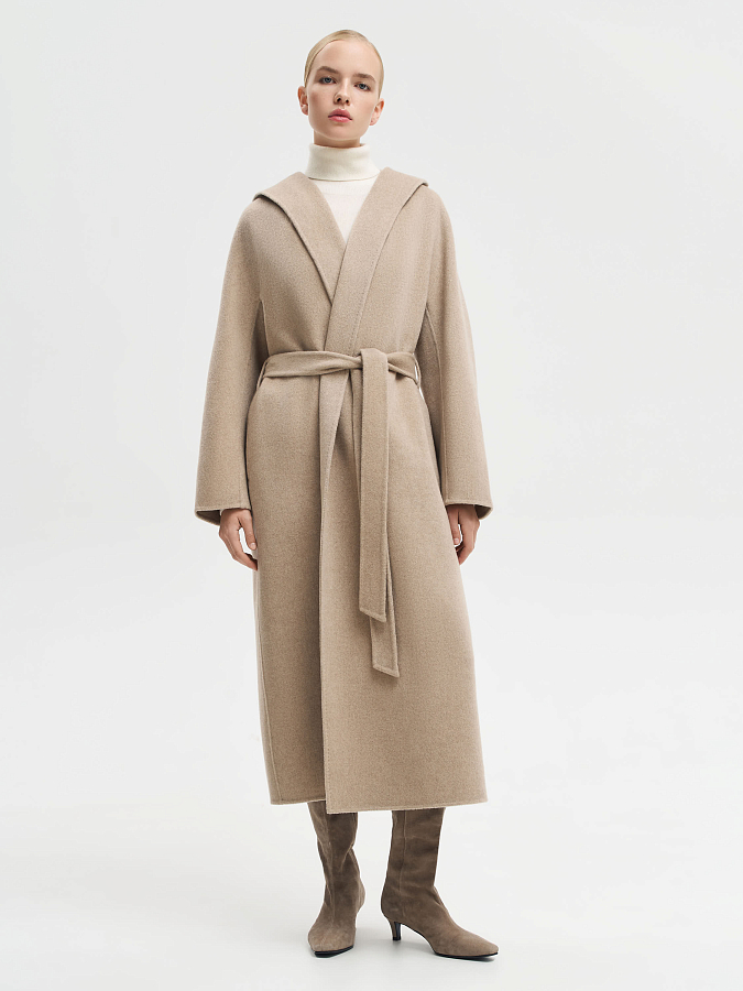 LSWN-042034 Пальто (бежевый, M)