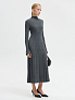 Платье расклешенное из шерсти мериноса